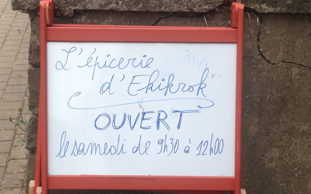 Ouverture de l’épicerie le samedi matin