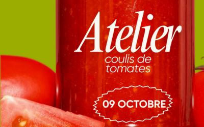 Atelier confection coulis de tomates