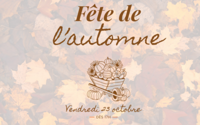 C&rsquo;est la fête de l&rsquo;automne le vendredi 23 octobre 2026