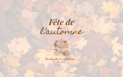 C’est la fête de l’automne le vendredi 23 octobre 2026